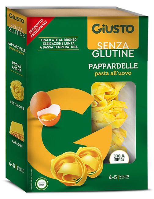 Giusto Senza Glutine Pappardelle All'uovo 250 G