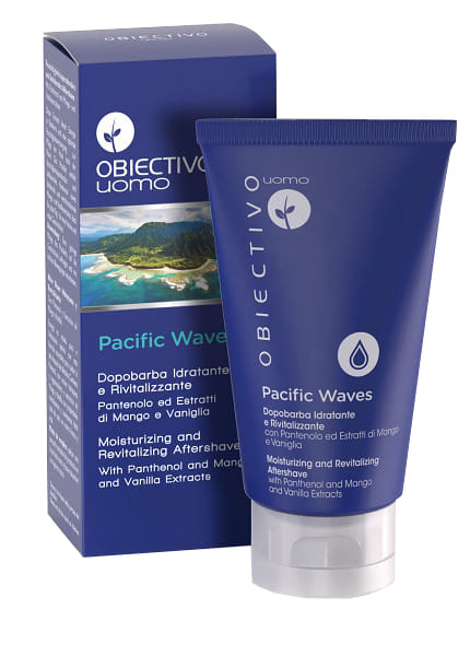 Obiectivo Uomo Pacific Waves Dopobarba Rivitalizzante 75 Ml