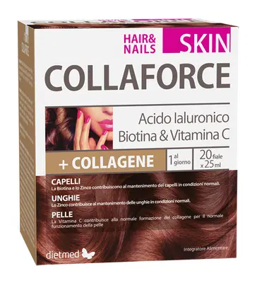 COLLAFORCE SKIN HAIR & NAILS 20 FIALE DA 25 ML COLLAFORCE SKIN HAIR & NAILS 20 FIALE DA 25 ML