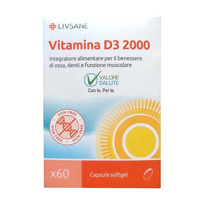 Livsane Vitamina D3 2000 60 Capsule