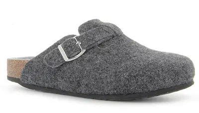 BIONATURA CIABATTA UNISEX 11 VEGAS IMBOTTITO FELTRO LANA ANTRACITE 41 BIONATURA CIABATTA UNISEX 11 VEGAS IMBOTTITO FELTRO LANA ANTRACITE 41