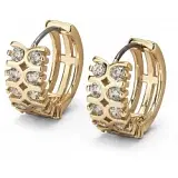 BJT278 ORECCHINI DAKOTA GOLD PLATED