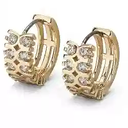BJT278 ORECCHINI DAKOTA GOLD PLATED