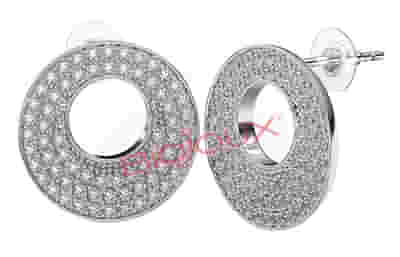 BJT285 ORECCHINI KAMALA 15 MM STAINLESS STEEL