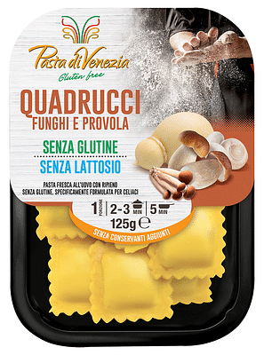 PASTA DI VENEZIA QUADRUCCI FUNGHI E PROVOLA 125 G