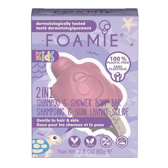 Foamie Bambini 2 In 1 Turtelly Cute Doccia Shampoo 80 G