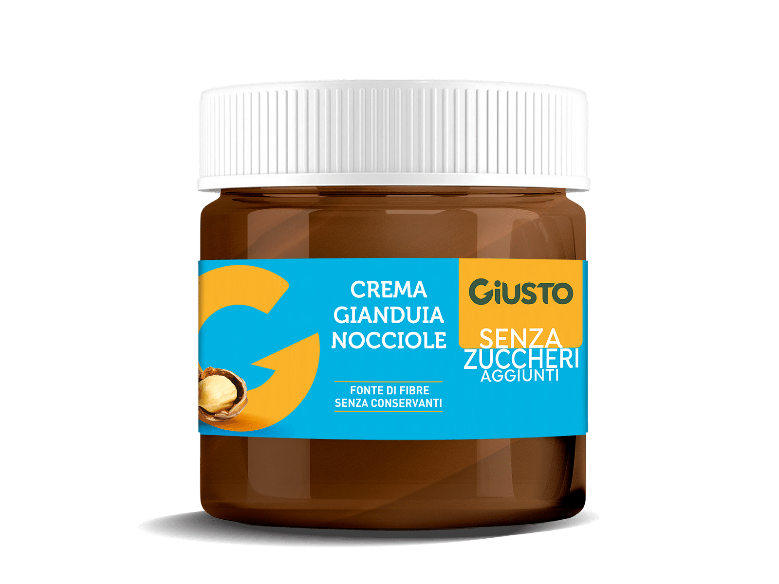 Giusto Senza Zucchero Crema Gianduia Nocciole 200 G