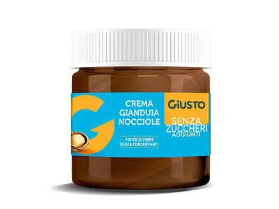 GIUSTO SENZA ZUCCHERO CREMA GIANDUIA NOCCIOLE 200 G