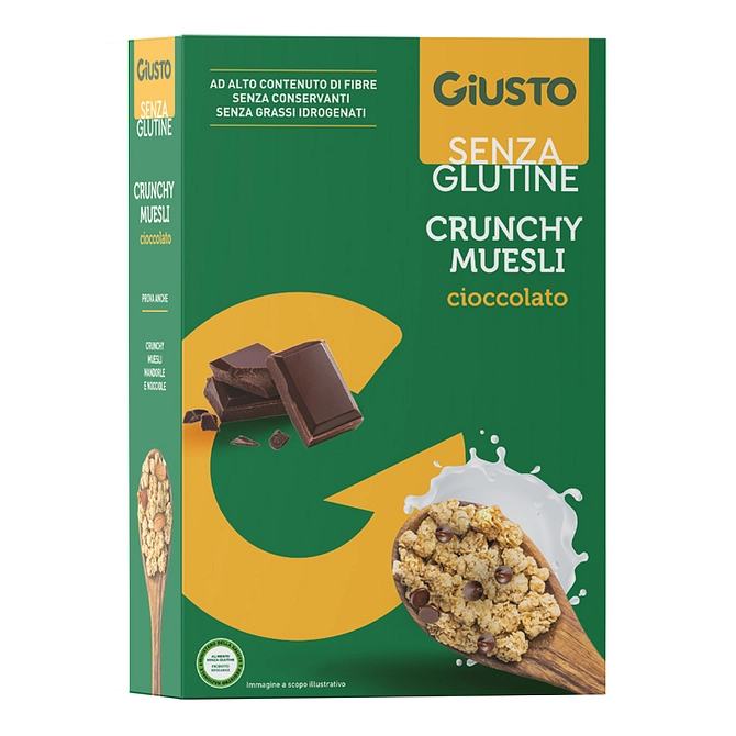 Giusto Senza Glutine Muesli Avena E Cioccolato 375 G