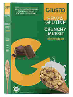 GIUSTO SENZA GLUTINE MUESLI AVENA E CIOCCOLATO 375 G