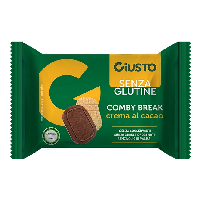 Giusto Senza Glutine Comby Break Crema Cacao 26 G
