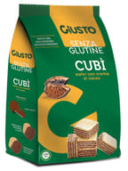 GIUSTO SENZA GLUTINE CUBI' WAFER CACAO 250 G