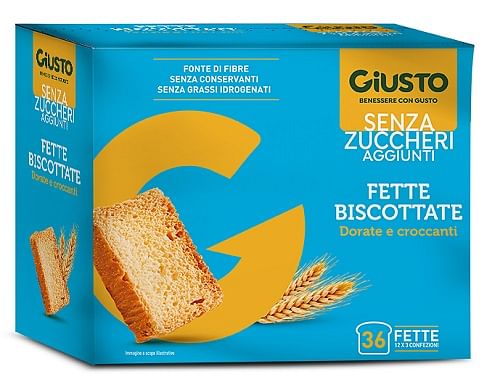 Giusto Senza Zucchero Fette Biscottate 300 G