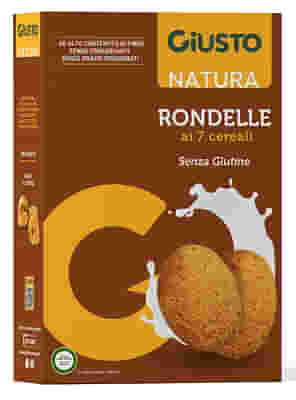 GIUSTO SENZA GLUTINE RONDELLE AI 7 CEREALI 250 G