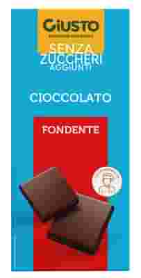 GIUSTO SENZA ZUCCHERO TAVOLETTA CIOCCOLATO FONDENTE 85 G