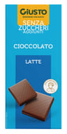 GIUSTO SENZA ZUCCHERO TAVOLETTA CIOCCOLATO LATTE 85 G