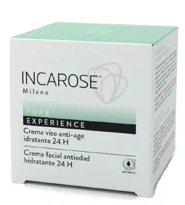 INCAROSE PURE EXPERIENCE CREMA ANTIAGE IDRATANTE 24H 50 ML INCAROSE PURE EXPERIENCE CREMA ANTIAGE IDRATANTE 24H 50 ML