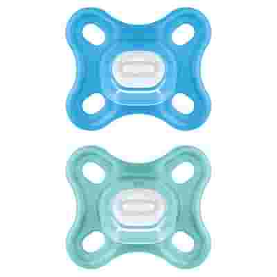 MAM COMFORT 0-2 MESI SILICONE CONFEZIONE DOPPIA MASCHIO