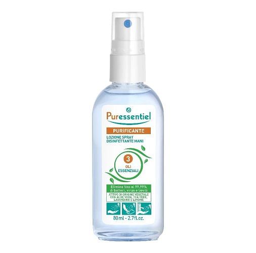 Puressentiel Lozione Spray Disinfettante Mani 80 Ml