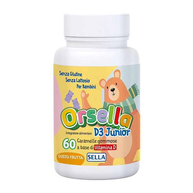 Vitamina D3 Junior Orsella 60 Caramelle