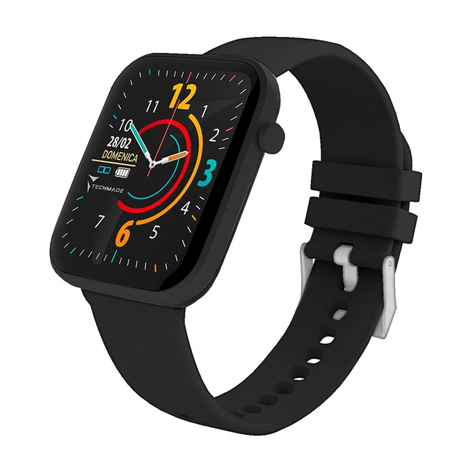 Techmade Hava Smartwatch Total Black