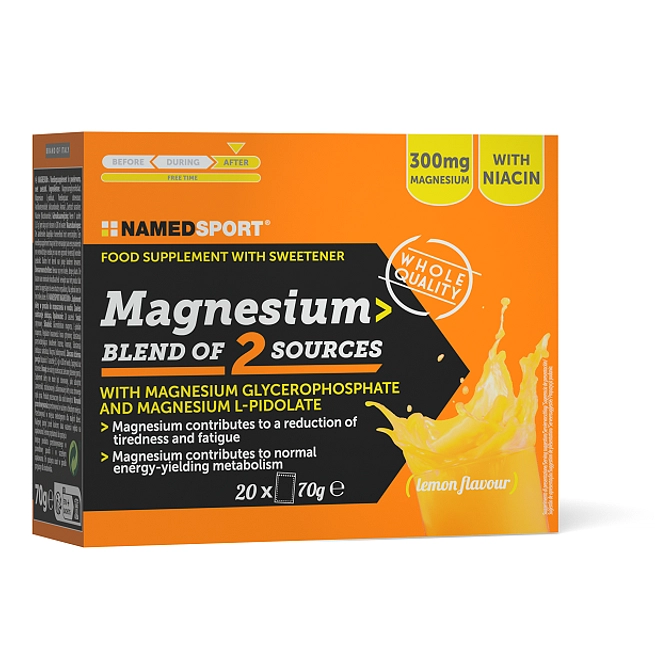 Magnesium Blend Of 2 Source 20 Bustine Da 3,5 G