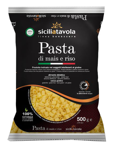 Siciliatavola Pasta Di Mais E Riso Ditalini 400 G