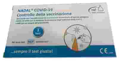 TEST SIEROLOGICO RAPIDO COVID-19 NADAL AUTODIAGNOSTICO DETERMINAZIONE QUALITATIVA ANTICORPI IGG ANTI SPIKE PROTEIN RBD SARS-COV-2 NEL SANGUE INTERO PER CONTROLLO DELLA VACCINAZIONE