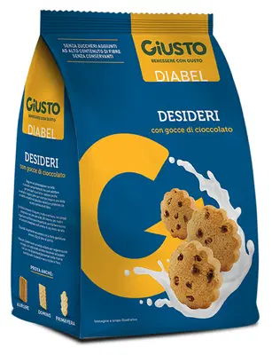 GIUSTO DIABEL BISCOTTO DESIDERI 150 G GIUSTO DIABEL BISCOTTO DESIDERI 150 G