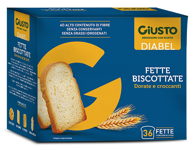 Giusto Diabel Fette Biscottate 300 G