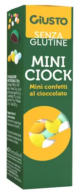 GIUSTO SENZA GLUTINE MINI CIOCK 40 G GIUSTO SENZA GLUTINE MINI CIOCK 40 G
