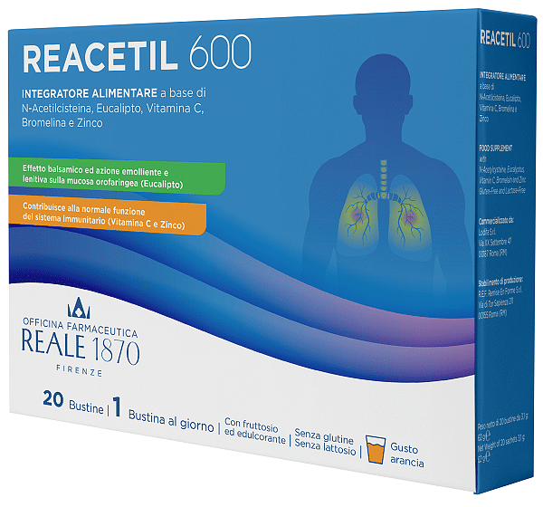 Reacetil 600 20 Bustine Reale 1870