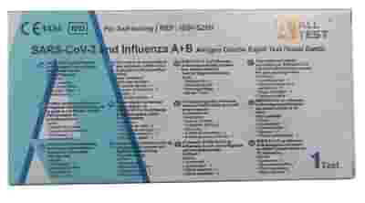 DC COMMUNICATION TEST ANTIGENICO RAPIDO COVID-19 ALLTEST AUTODIAGNOSTICO DETERMINAZIONE QUALITATIVA ANTIGENI SARS-COV-2 E INFLUENZA A+B IN TAMPONI NASALI MEDIANTE IMMUNOCROMATOGRAFIA