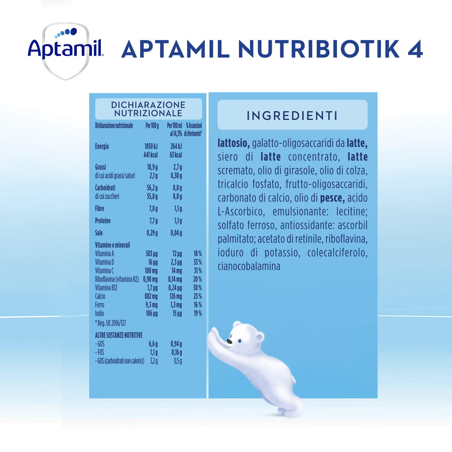 APTAMIL 4 LATTE 830 G