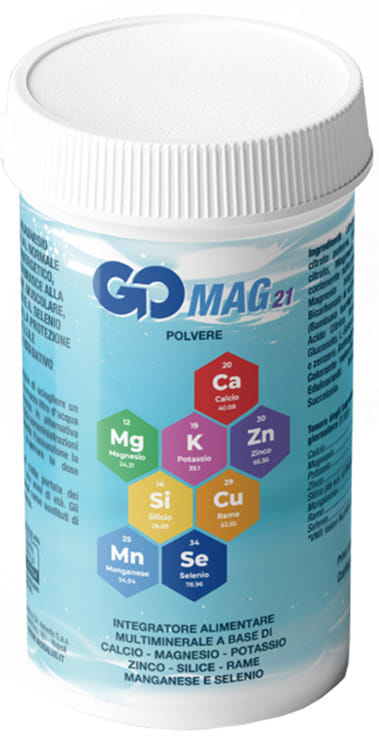 GOMAG21 150 G MULTIMINERALE SENZA GLUTINE SENZA LATTOSIO CON EDULCORANTI