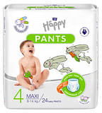 HAPPY PANTS 8-14KG 4 MAXI  24 PEZZI
