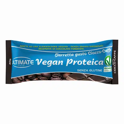 ULTIMATE BARR VEGAN PROTEICA CIOCCO CAFFE' 1 PEZZO 40 G ULTIMATE BARR VEGAN PROTEICA CIOCCO CAFFE' 1 PEZZO 40 G