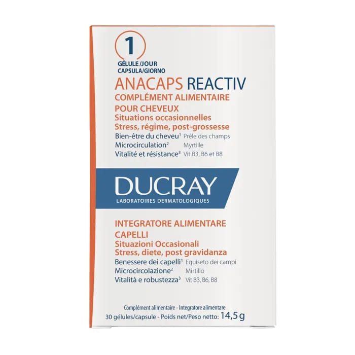 ANACAPS REACTIV CAPELLI SITUAZIONE OCCASIONALE 30 CAPSULE