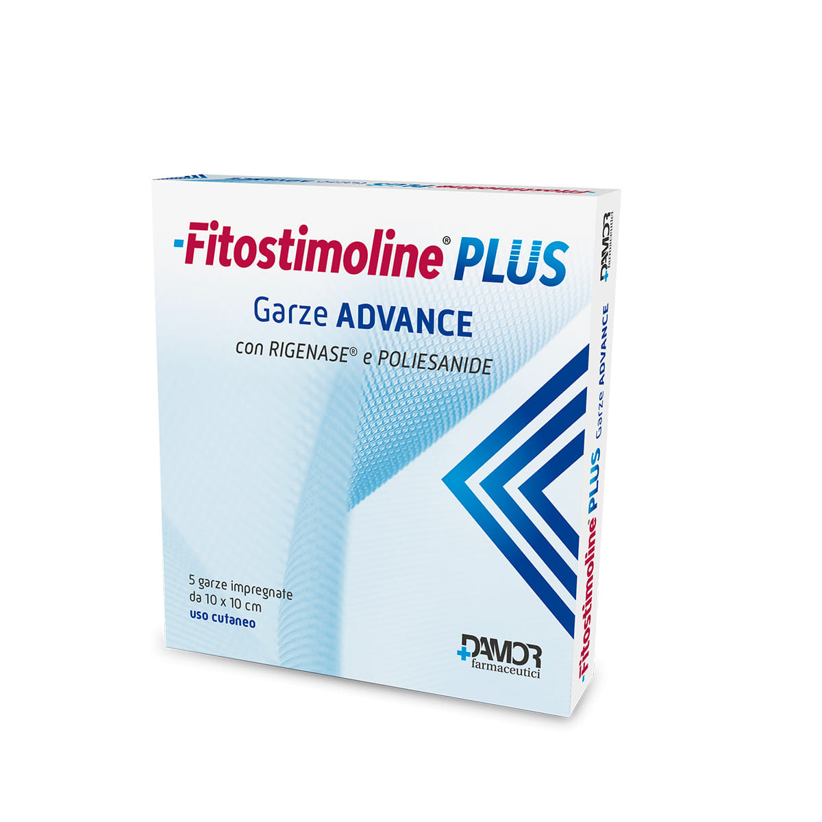 Fitostimoline Plus Garze Advance Impregnate 10 X10 Cm 5 Pezzi