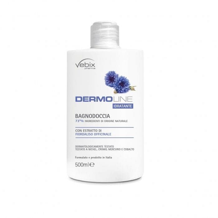 Vebix Dermoline Fiordaliso Bagnodoccia 500 Ml