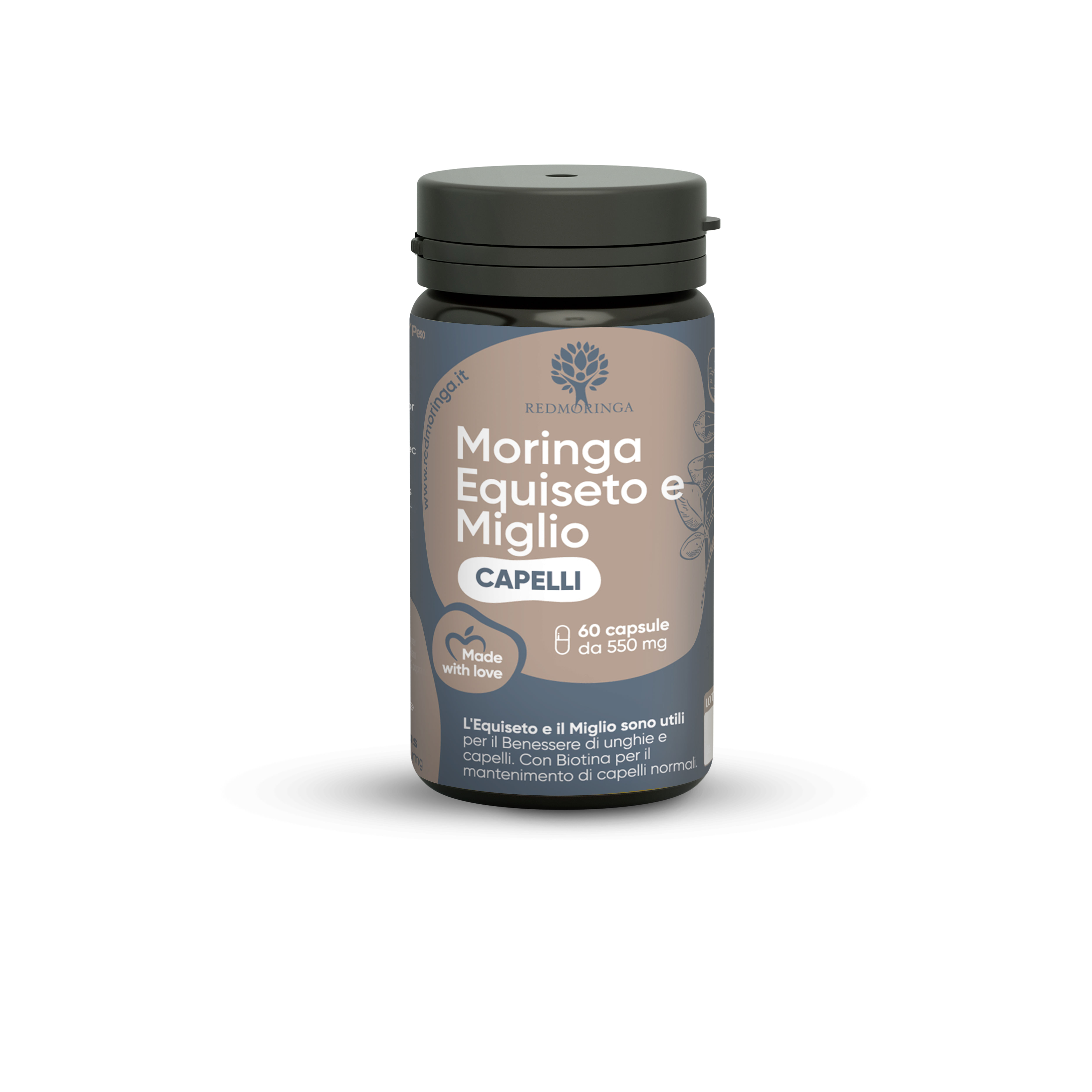 Integratore Capelli Moringa e Equiseto - 60 Capsule