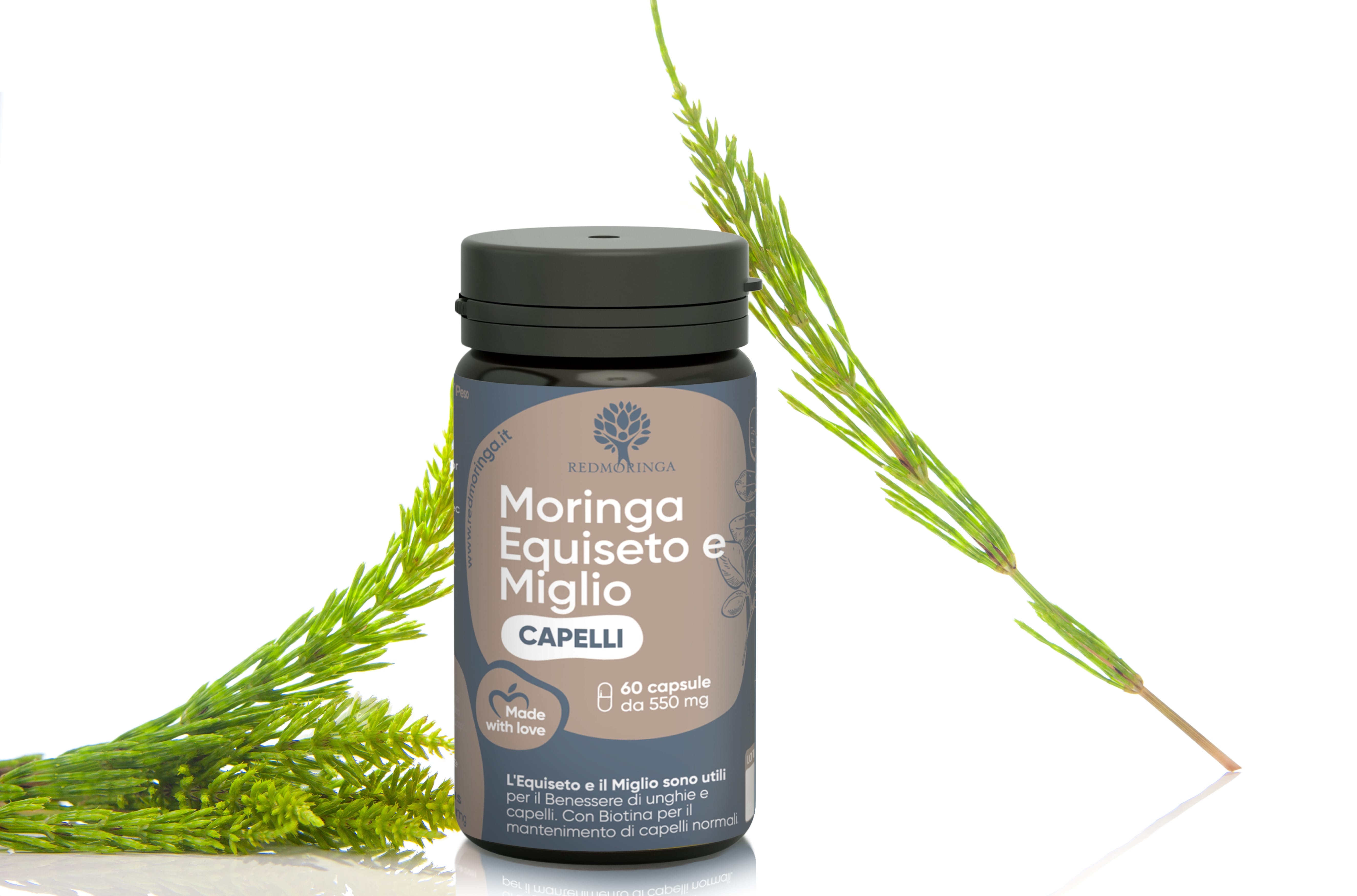 Integratore Capelli Moringa e Equiseto - 60 Capsule