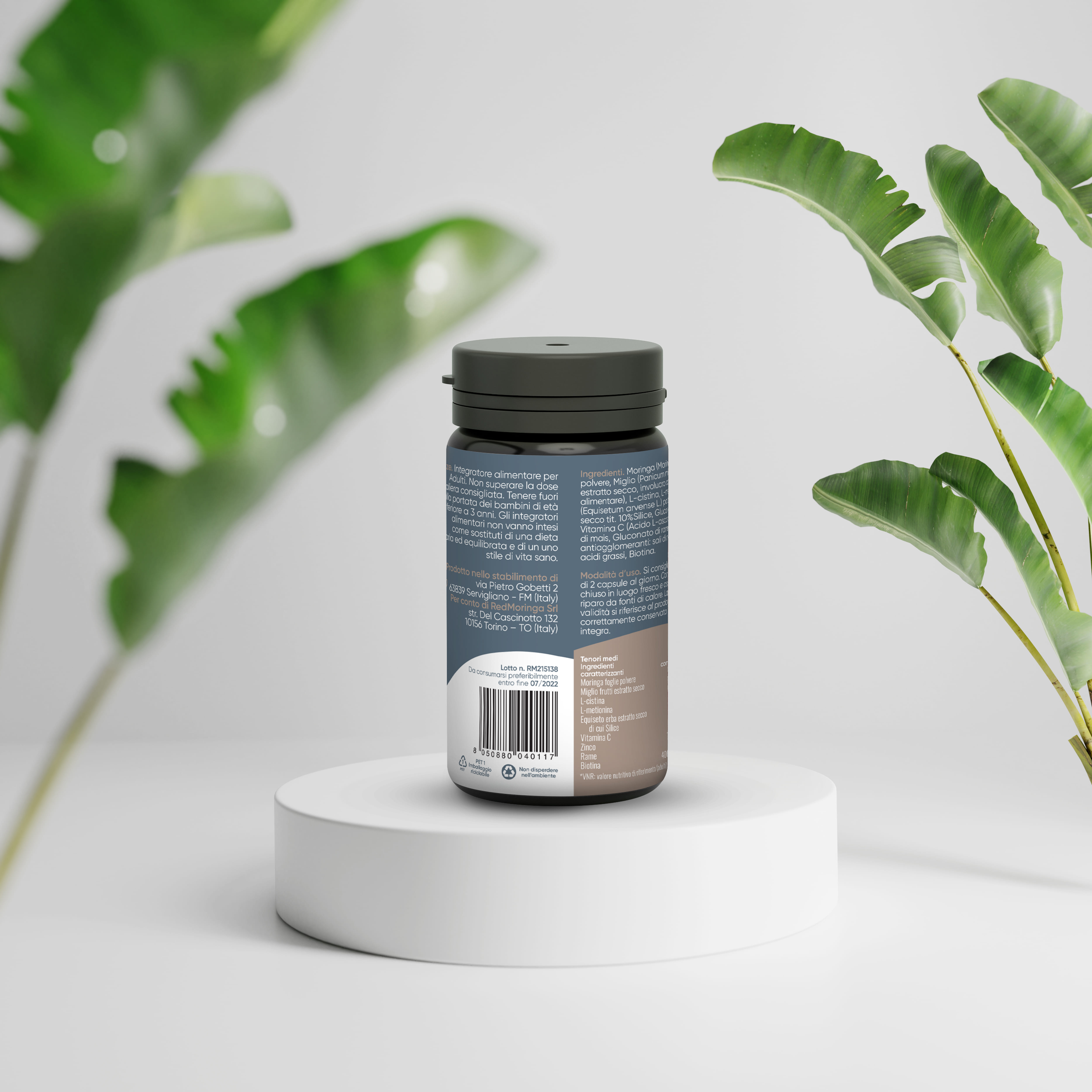 Integratore Capelli Moringa e Equiseto - 60 Capsule