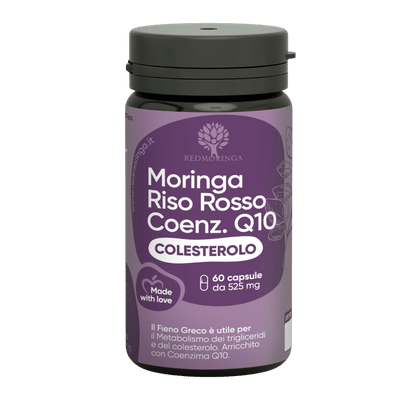 Integratore Colesterolo Moringa e Riso Rosso - 60 Capsule