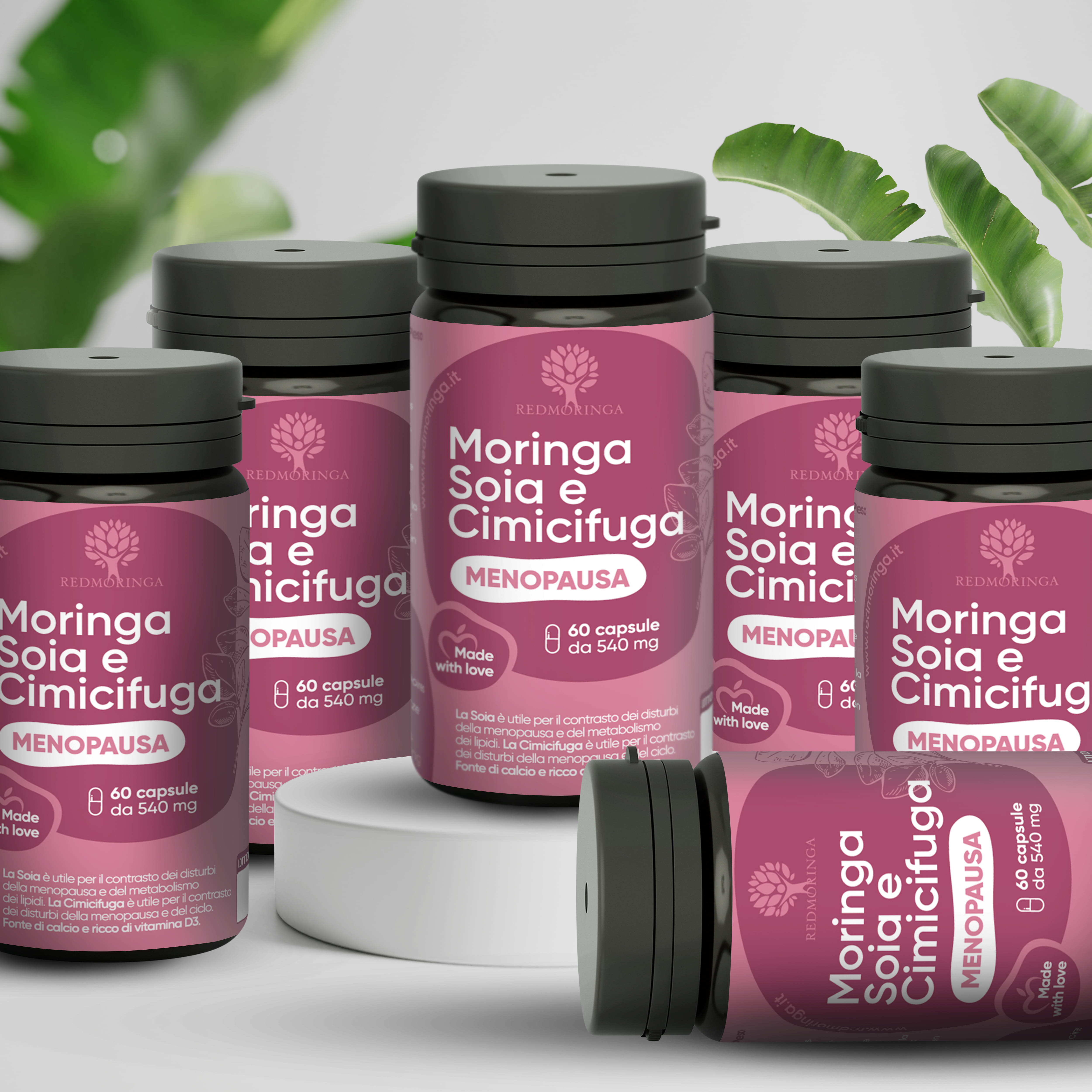 Integratore Menopausa Moringa e Cimicifuga - 60 Capsule