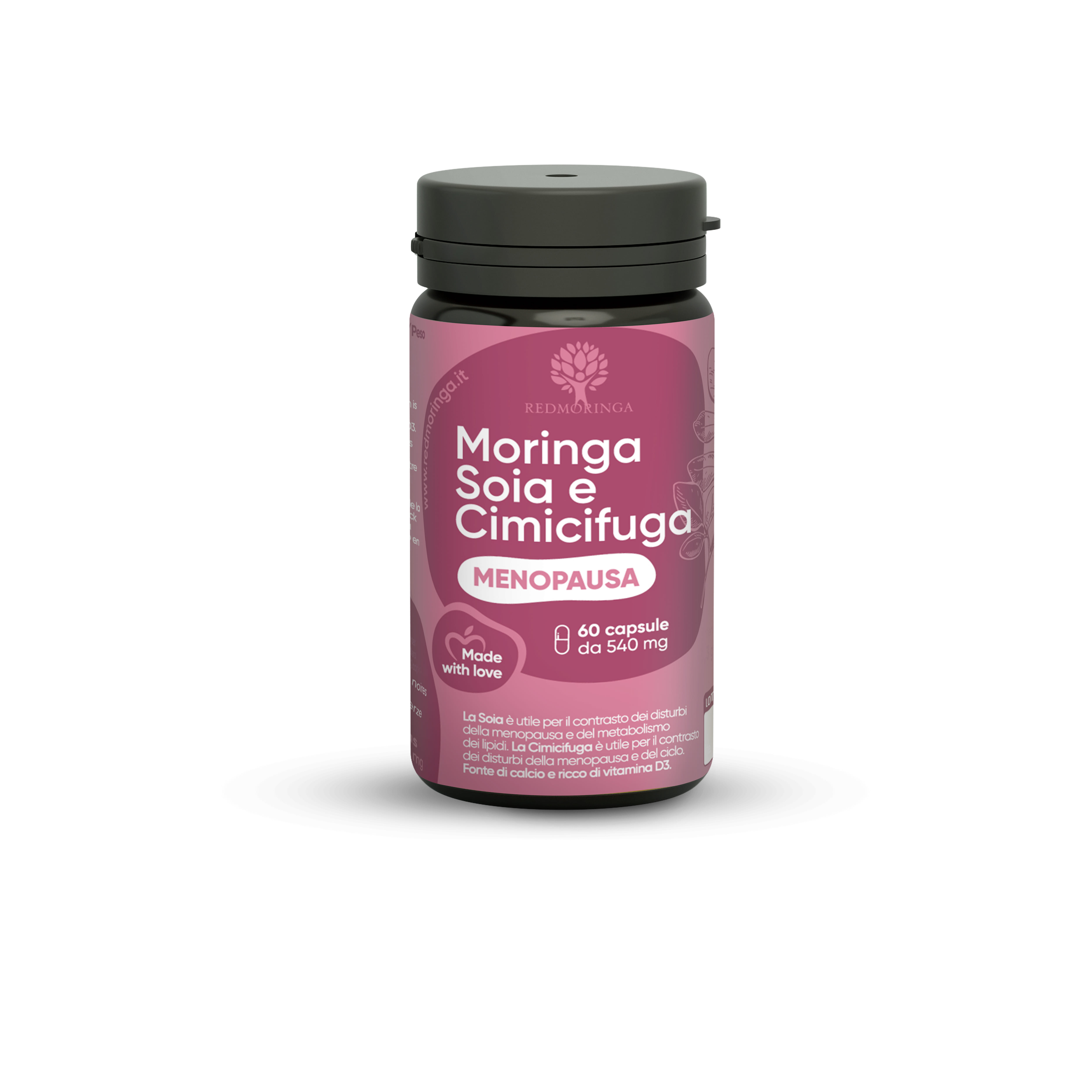 Integratore Menopausa Moringa e Cimicifuga - 60 Capsule