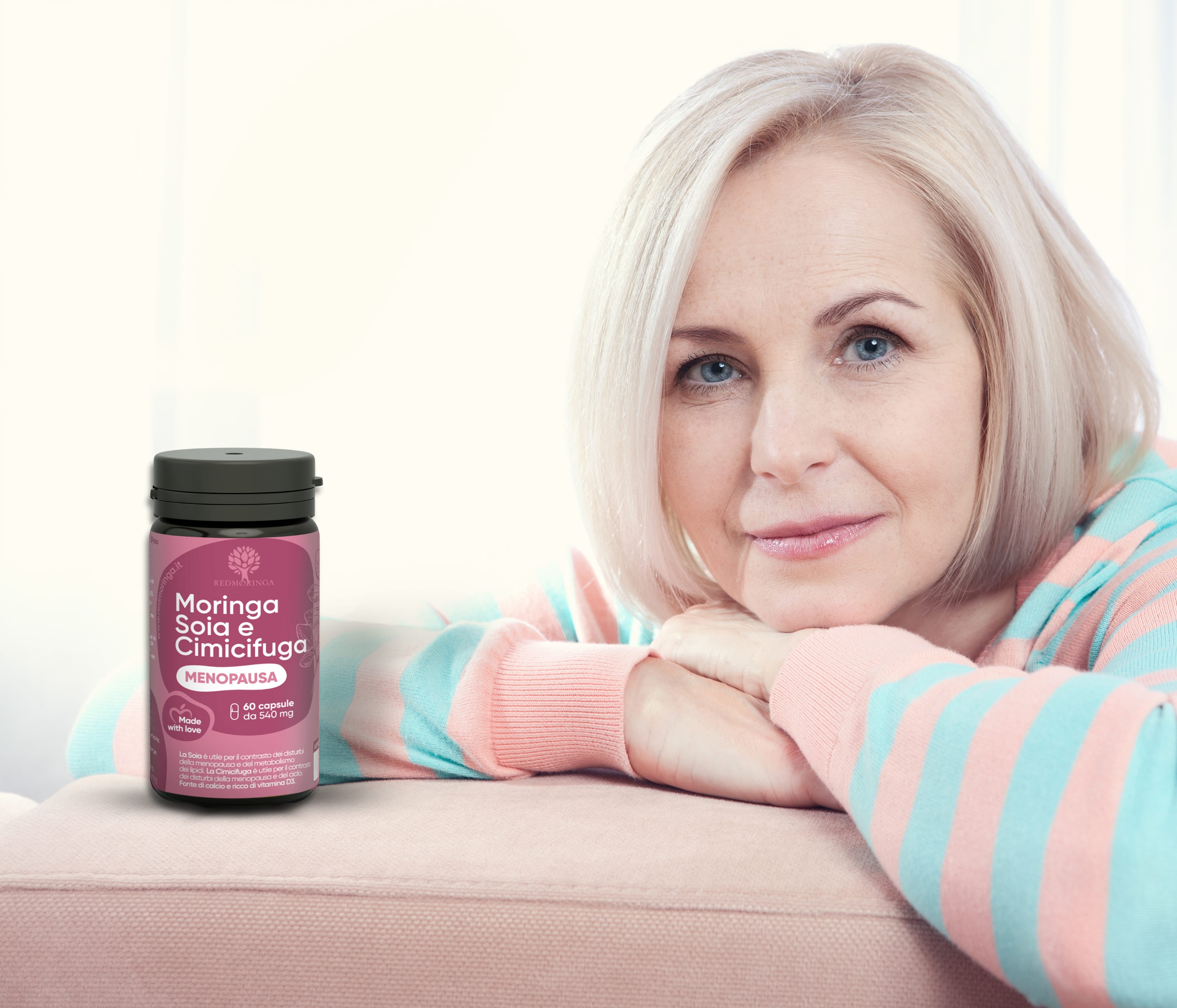 Integratore Menopausa Moringa e Cimicifuga - 60 Capsule