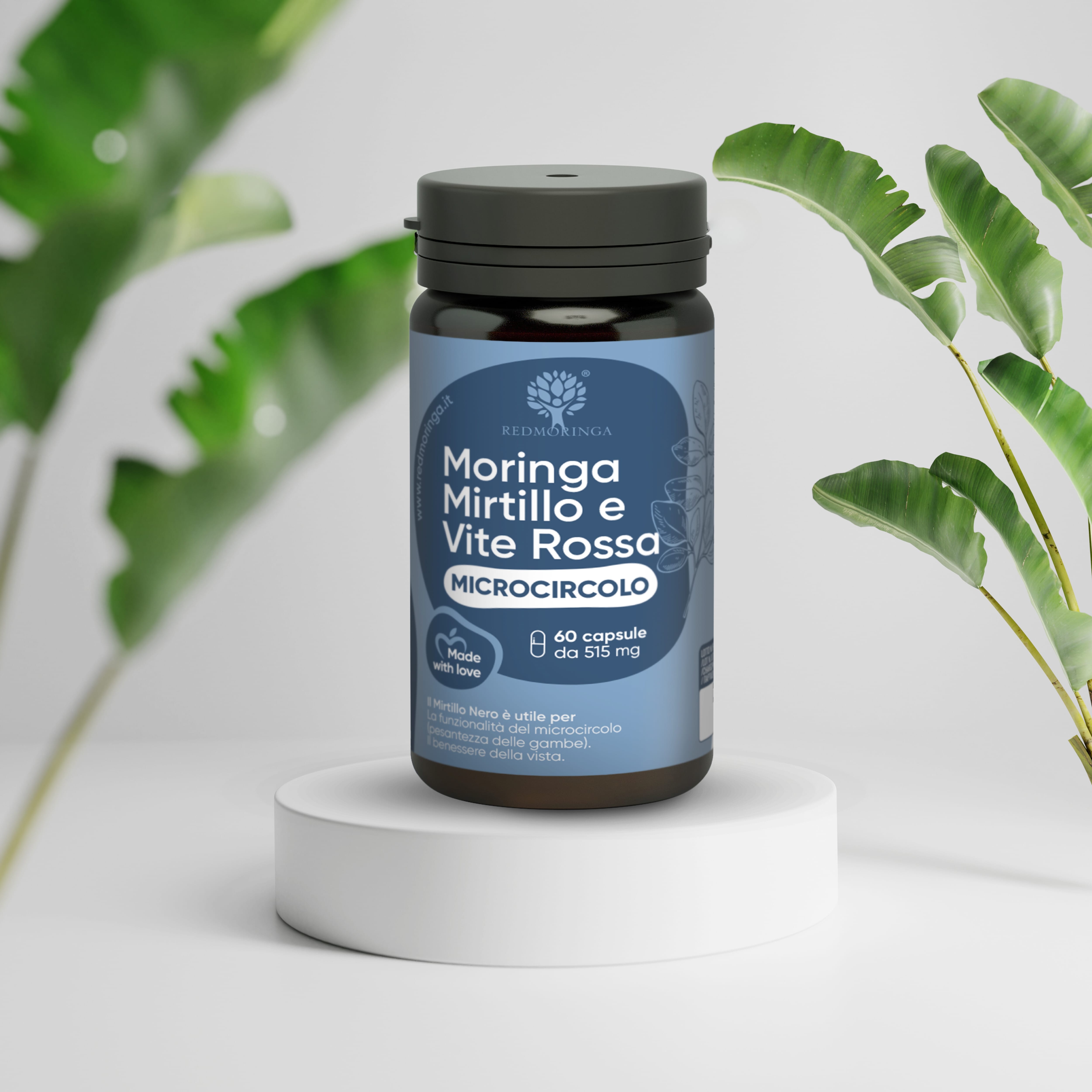 Integratore Microcircolo Moringa e Mirtillo - 60 Capsule