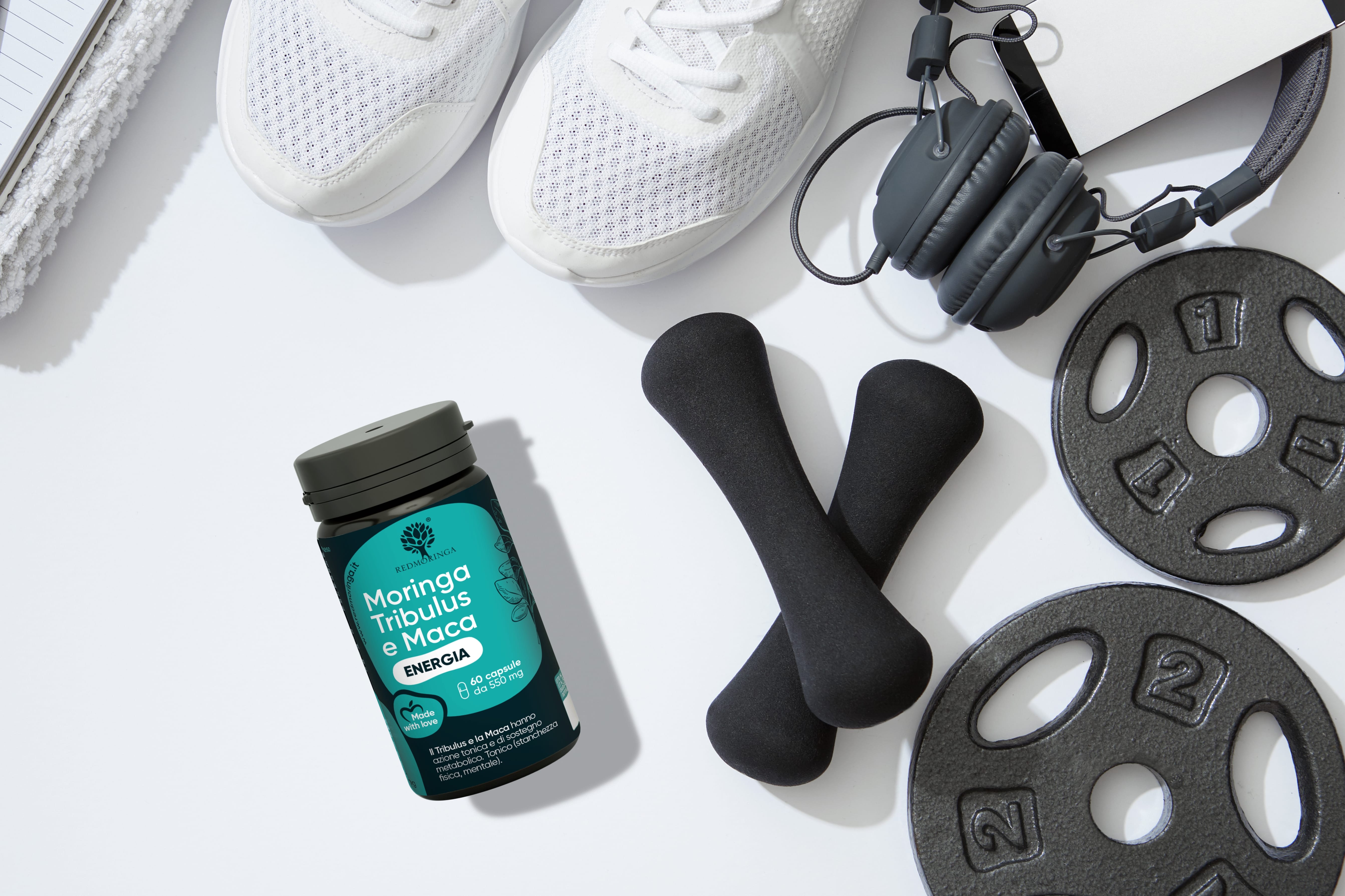 Integratore Energia Moringa e Tribulus - 60 Capsule