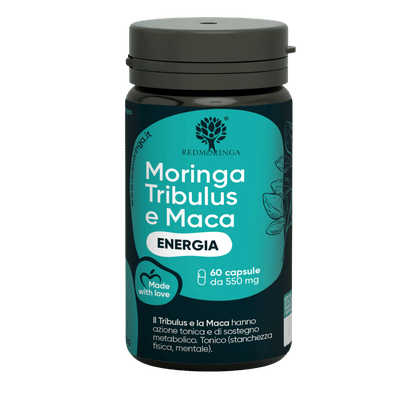 Integratore Energia Moringa e Tribulus - 60 Capsule